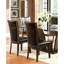 2Pcs Dining Chairs , Contemporary Style, Dark Cherry Brown , Solid Wood  2Pcs , Frame-623679311