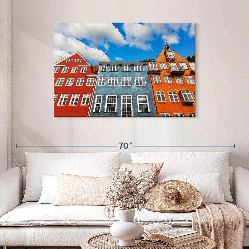 Architecture de Copenhague, H 30 po x l 45 po