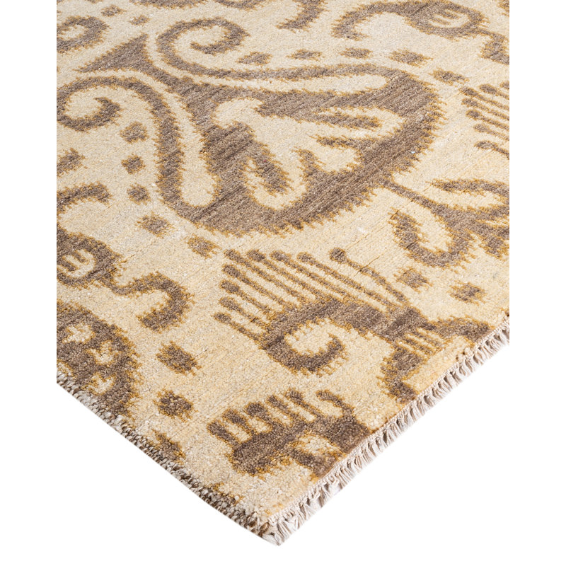 Overdyed One-of-a-Kind 8' 3" x 10' 2" Hand Knotted Area Rug