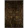 Spring Wool Oriental Area Rug in Brown