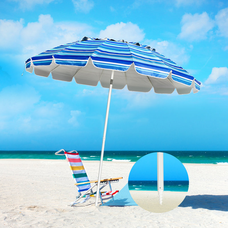 Parasol de plage 86,5 po
