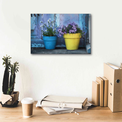 Red Barrel Studio® ''She Shed Flowers'' By Lori Deiter Canvas Wall Art -  C82466C1E3F44E049DD3A21E63E41B44