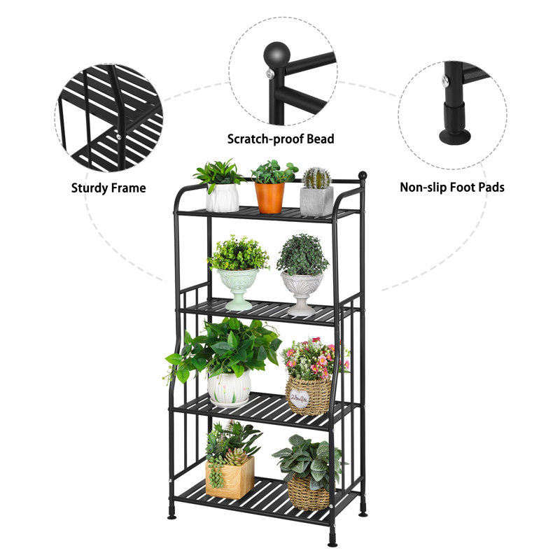 Maritza 21.65'' W Metal Storage Rack