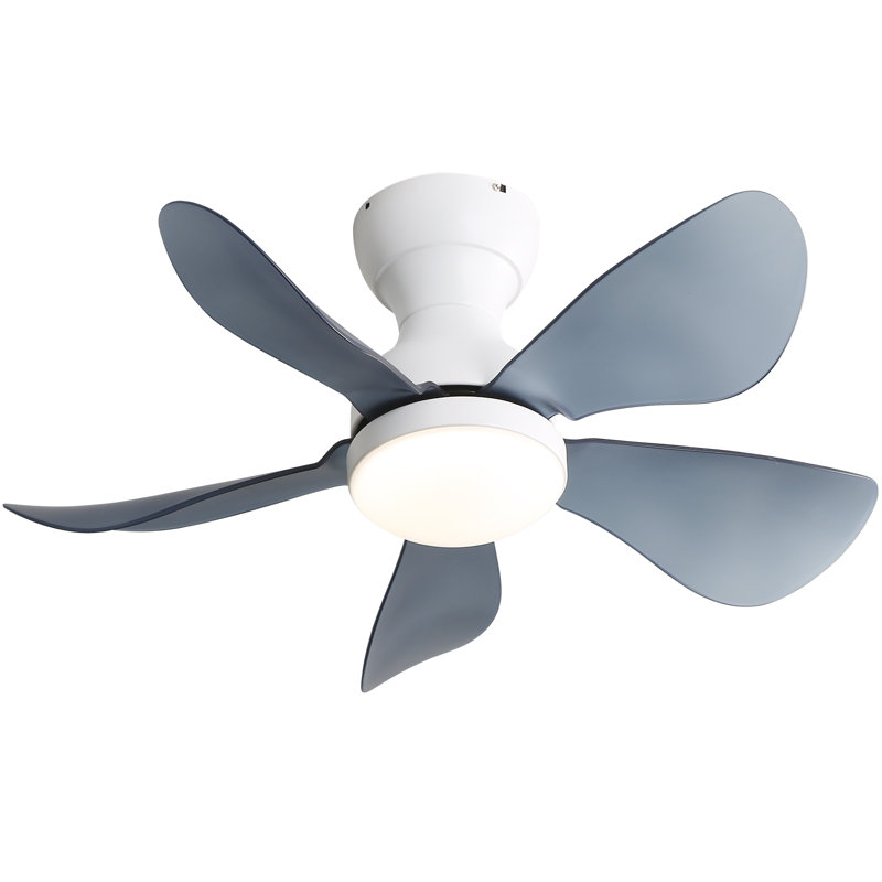 74cm Ceiling Fan with LED Lights, Blue, White