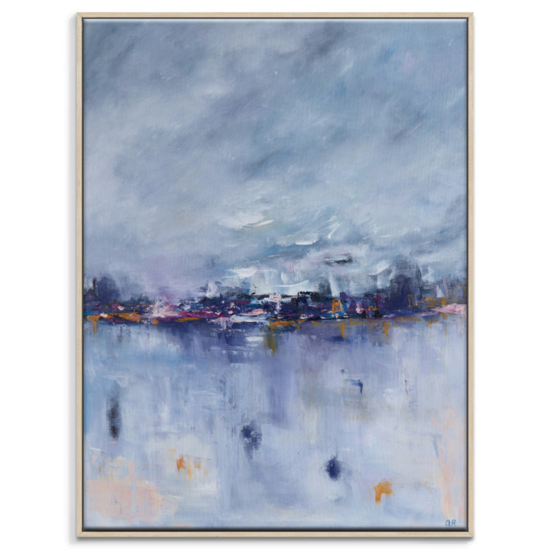 Winter In Abu Dhabi by Amira Rahim - Painting on Canvas, 51cm H x 41cm W, Timber