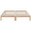 Vidaxl Solid Wood Bed Without Mattress White 80X200 Cm Pine Wood-106880889-109926551