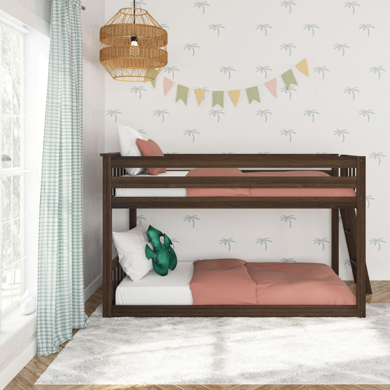 Lit superposé simple Dontra Kids, Noyer