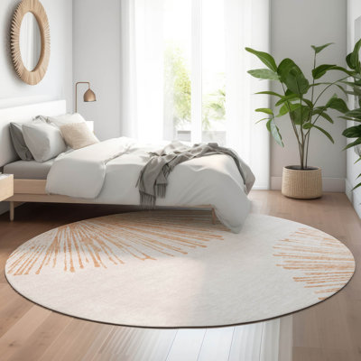 Premium Machine Washable Cerrito Salmon Rug