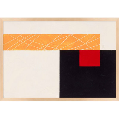 Composition With Yellow 1 by Robert Kamnatnik