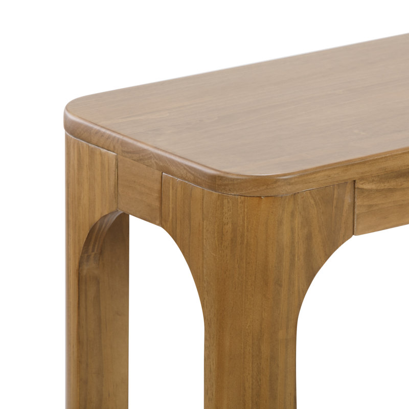 Maly 46.5'' Solid Wood Console Table, Pecan