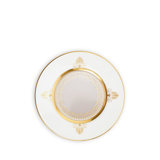 Wedgwood Anthemion Gray Plate 6In