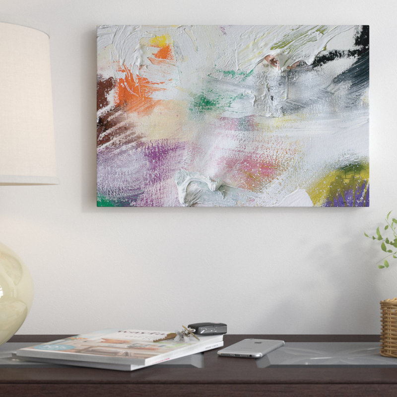 « color vii », art mural sur toile tendue, H 18 po x l 26 po x P 1,5 po