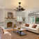 Arezo 27.17" Classic Black Caged Farmhouse Ceiling Fan With Light Kit And Remote Control