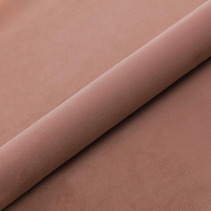 Polyester Upholstered Bench, Dusty Pink