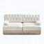 Canapé modulaire en velours Chesterfield