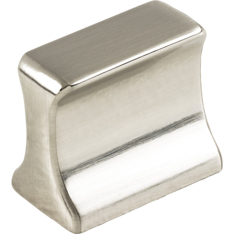 Sullivan Rectangular Knob, Satin Nickel
