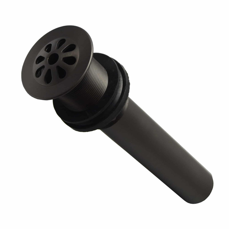 Teardrop 1.5" Grid Bathroom Sink Drain, Gunmetal