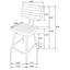 Chaise de comptoir rembourrée avec pieds en métal-16157406
