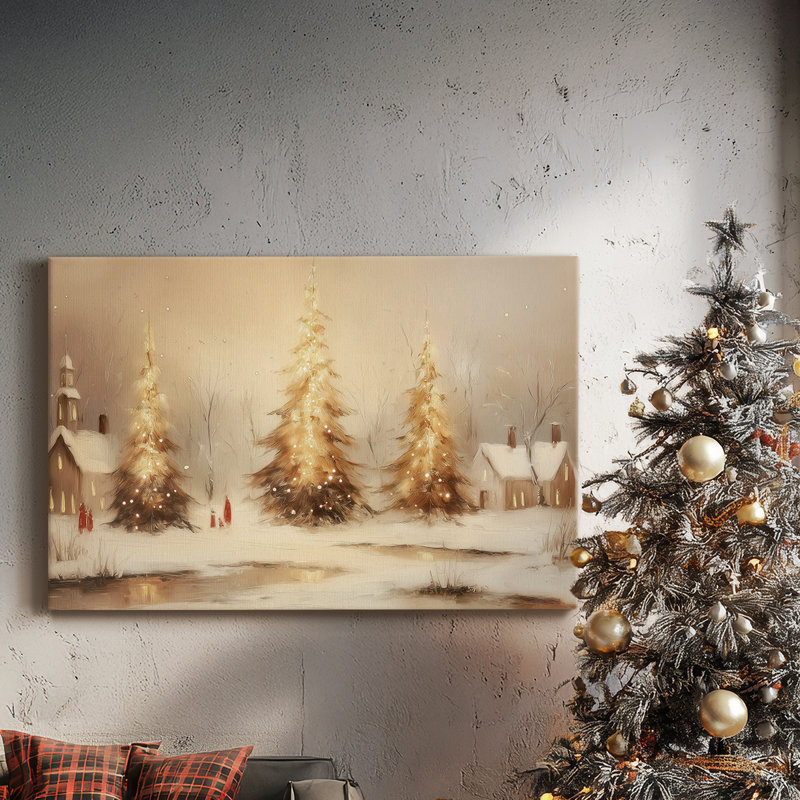 Toile tendue Gilded Dusk at Eve-Premium Gallery, H 12 po x l 18 po