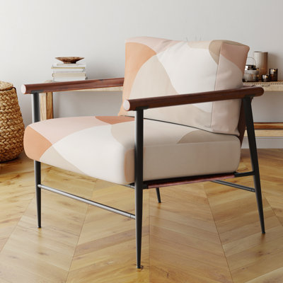 Chaise d'appoint abstraite Minimalisme - Fauteuil Blush