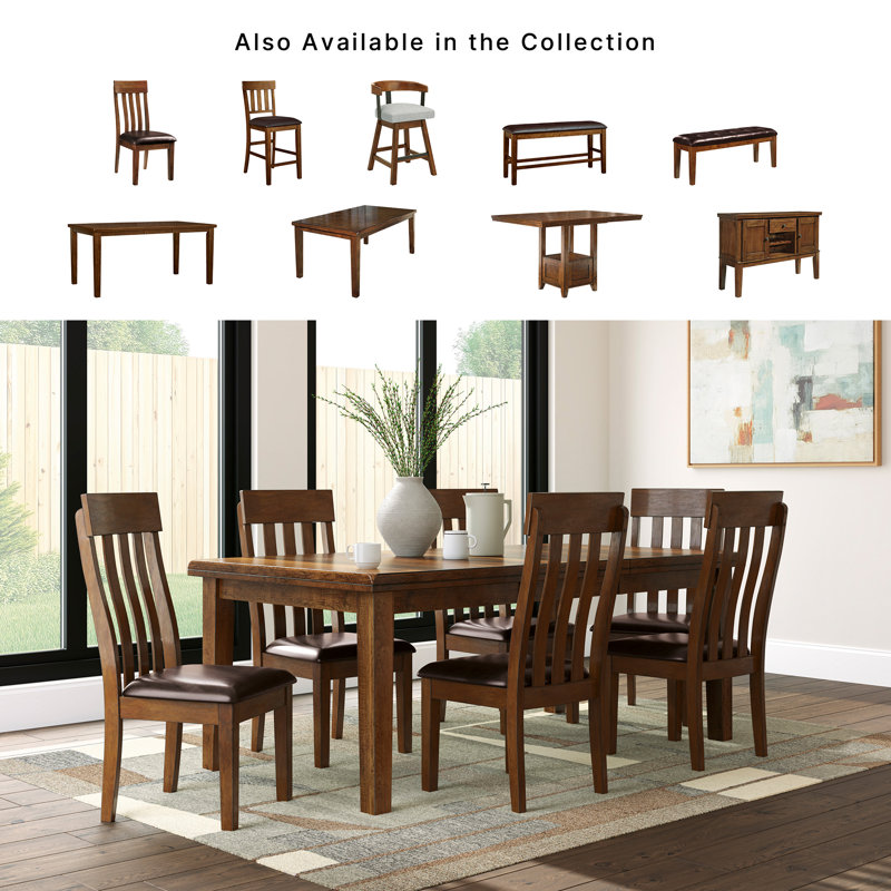 Rebecca Extendable Solid Wood Base Dining Table