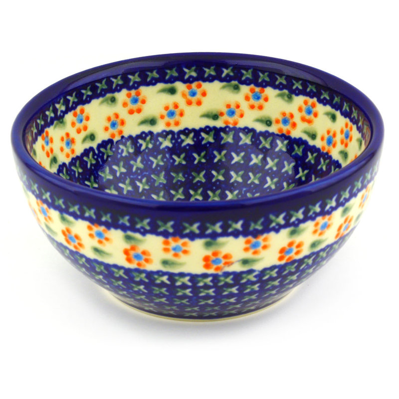 Daisy Stitches 24 oz. Rice Bowl