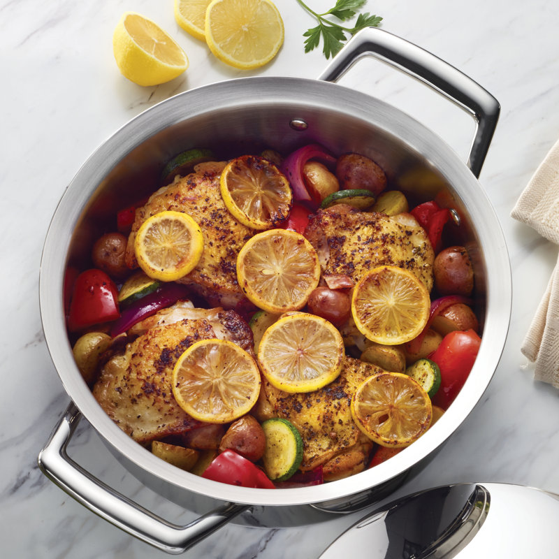 Tramontina Gourmet Prima 5 Qt. Round Dutch Oven with Lid