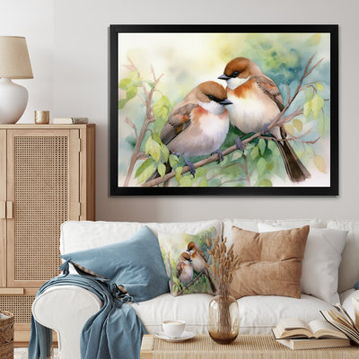 Birds of Spring III, reproduction d'art sur toile