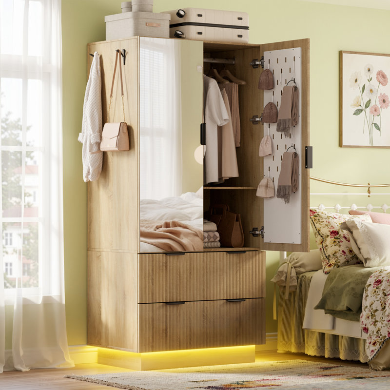 Armoire-penderie à 2 portes Armoire