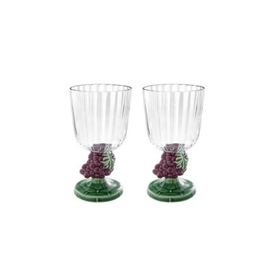 Carmen Goblet Grapes Stem, Set of 2