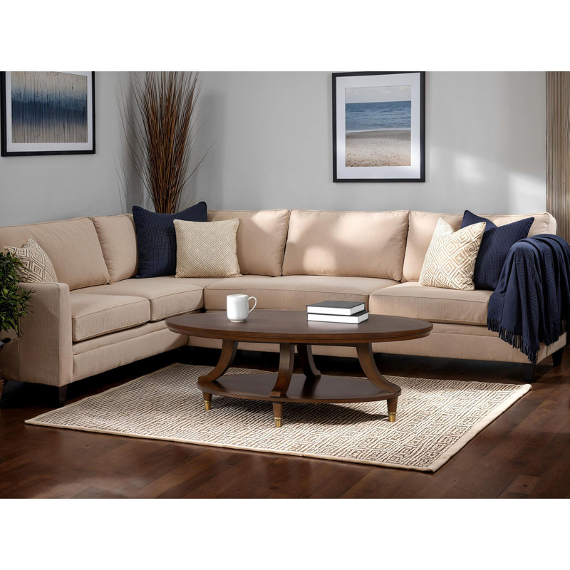 Table basse ovale de style moderne 1pc