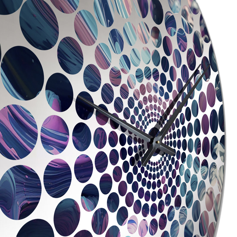 Malandra - Abstract Liquid Ink Wall Clock, Small