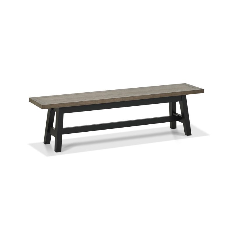 Teele Bench, Weathered Oak, Peppercorn