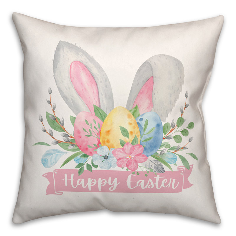  Polyester Throw Square Pillow Cover & Insert, 16" x 16"