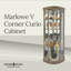 Marlowe V Lighted Curio Cabinet
