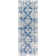 Tapis oriental bleu foncé / gris clair Hillsby