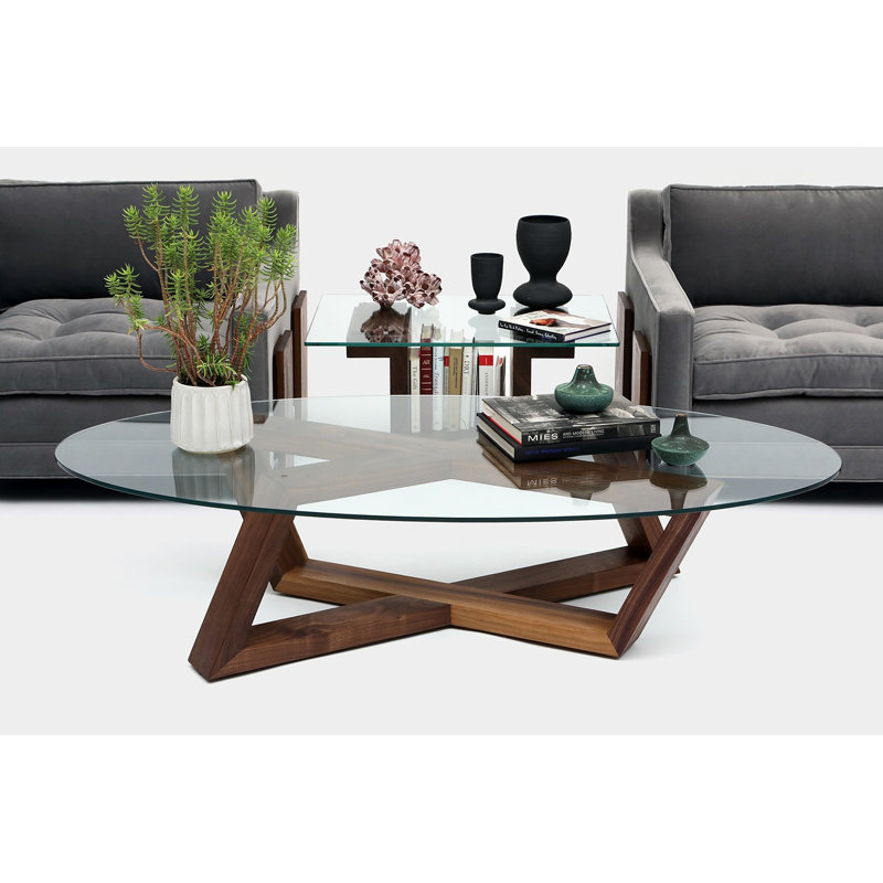 Focal Coffee Table, Walnut, 14" W x 38" L x 72" W