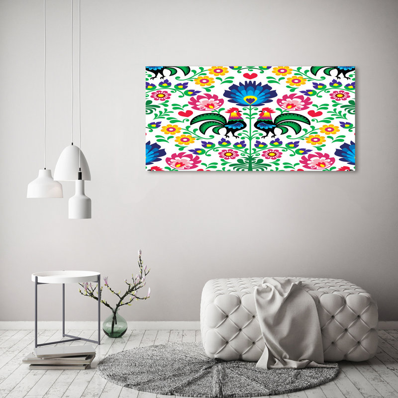 Ethnic Pattern - Wrapped Canvas Print
