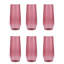 Fortessa Sole Outdoor Shatter Resistant BPA Free Premium Copolyester Plastic Drinkware 6 Pack, Terra Cotta Orange, Stemless Wine Glass-2000772180-2000772163