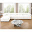Canapé modulaire en chenille blanc - 4 places en forme de L, rangement, assise cylindrique profonde, support cylindrique ergonomique-1506129346-1506129347-1506129352