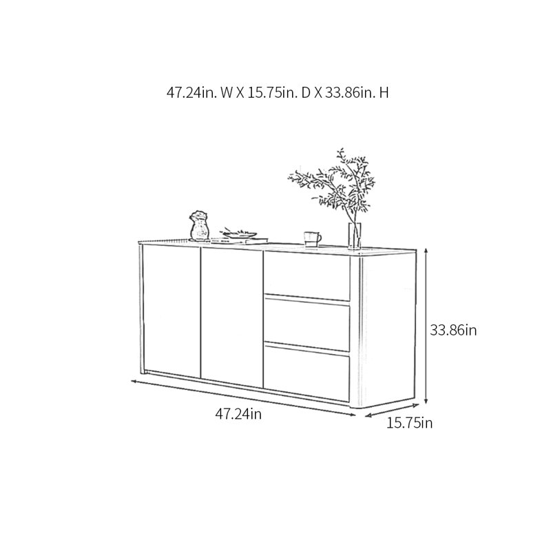 Buffet moderne et minimaliste