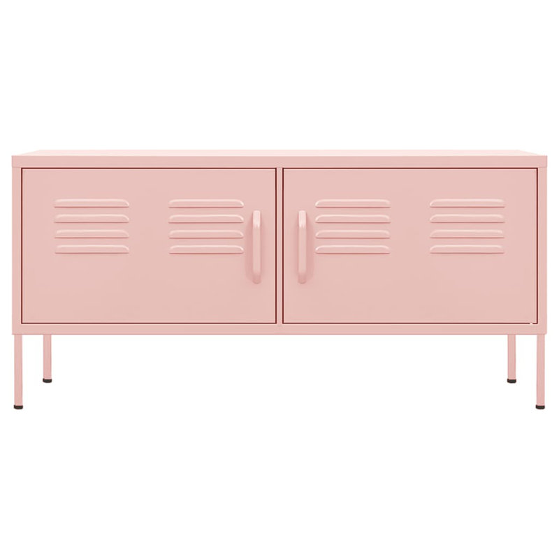 Javert Unfinished TV Stand for TVs up to 43", Pink