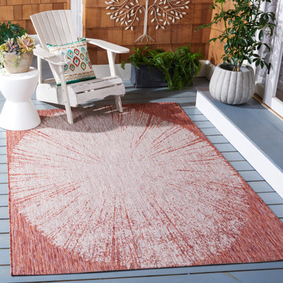 Damin Performance Abstract Indoor/Outdoor Area Rug