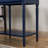 Coastal Solid Manufactured Wood Side Table with AC/USB and USB-C Port-415415171