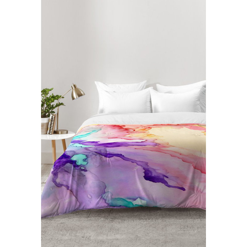 Rosie Brown Modern & Contemporary Polyester Abstract Comforter, Twin XL Comforter + 1 Standard Sham