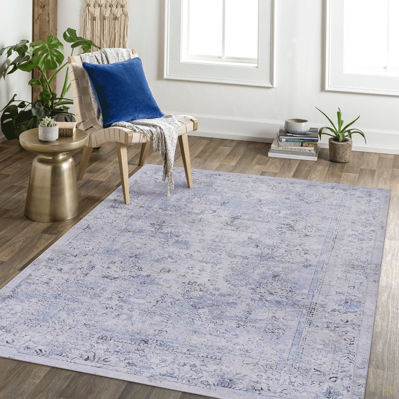 MAVAL Washable Rug 9X12 Area Rug (9'X12'), Rectangle 9' x 12'