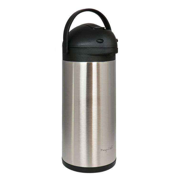 Choice 2.2 Liter Glass Lined Stainless Steel Airpot with Lever