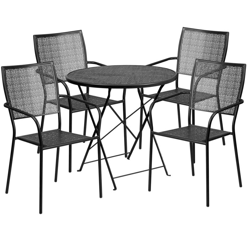 Ensemble repas 5 pièces Speegle, Noir