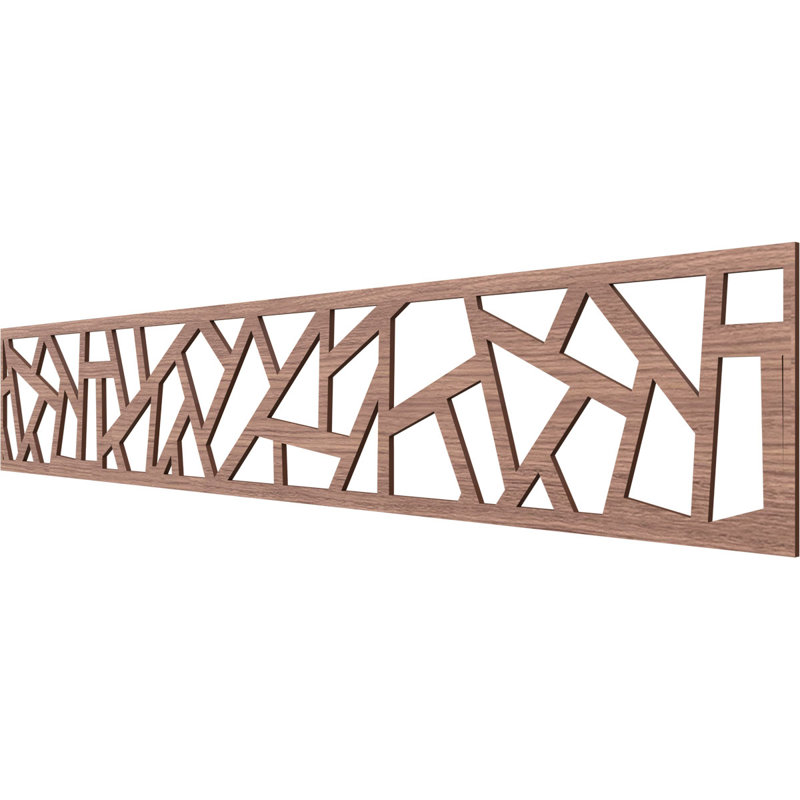 Moulure en bois Harrisburg, H 8 po x l 46,625 po x P 0,25 po, Noyer