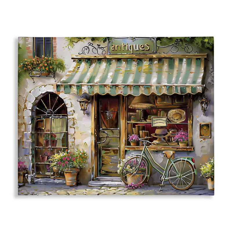 Charmant magasin de toile antique, design par Arlington Prints, H 16 po x l 20 po